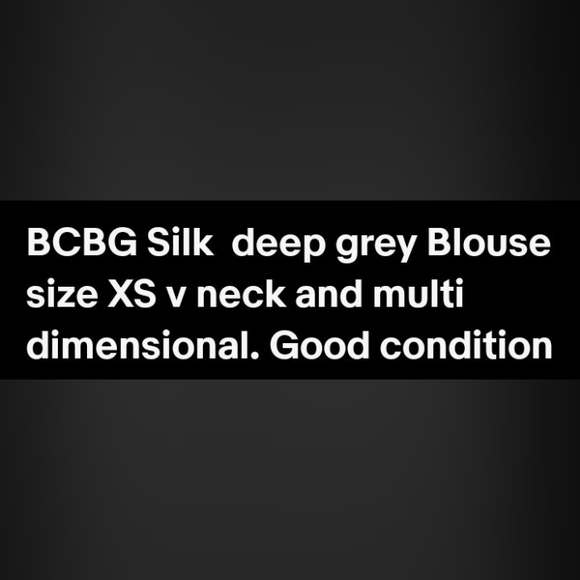 BCBG Y2K SILK BLOUSE - Picture 8 of 8